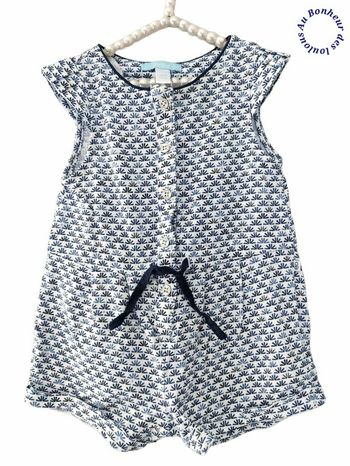 9 mois bébé fille combishort été obaibi