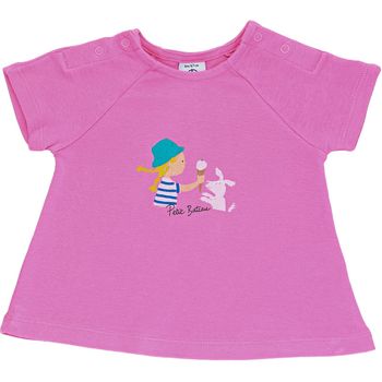 T-Shirt à manches courtes 6 mois en coton Petit Bateau