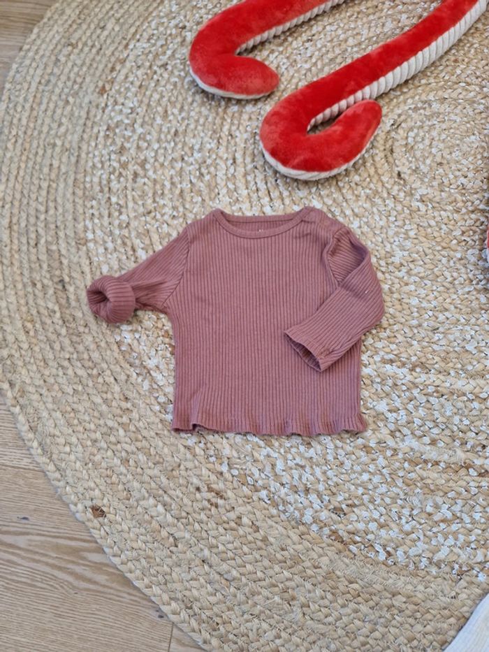 Lot de 2 t-shirt ML 3 mois - photo numéro 2