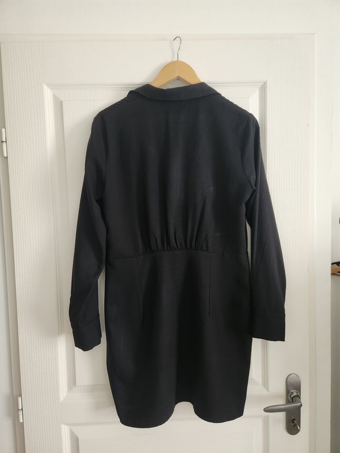 Robe noire drapée Promod. - photo numéro 5