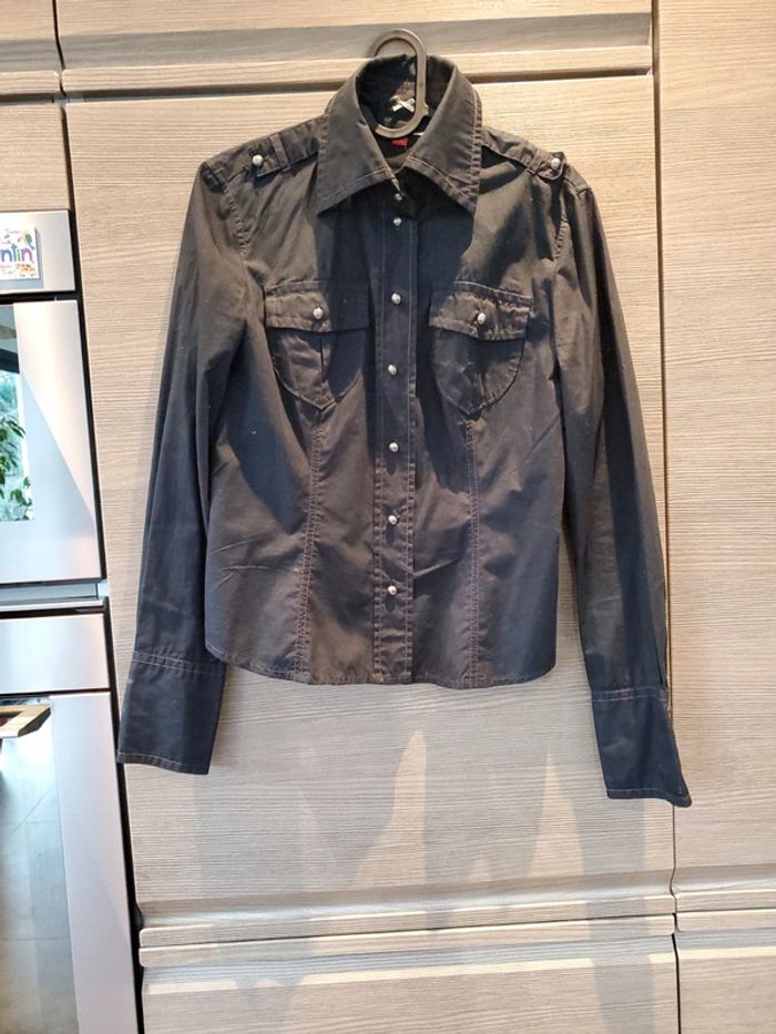 Chemise esprit bleue marine