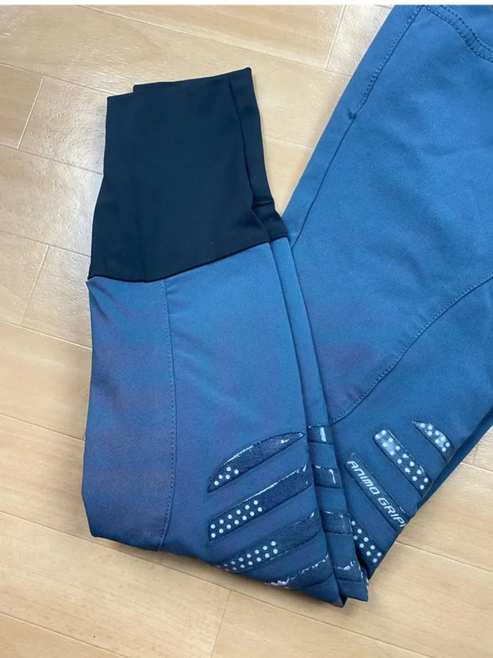 Pantalon d’équitation Animo gris-bleu – Taille 34 – Très bon état - photo numéro 6