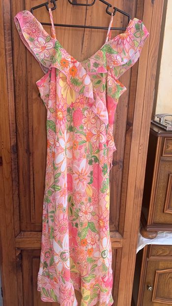 Robe fleurie doublée