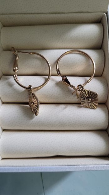 Boucles d'oreilles losange