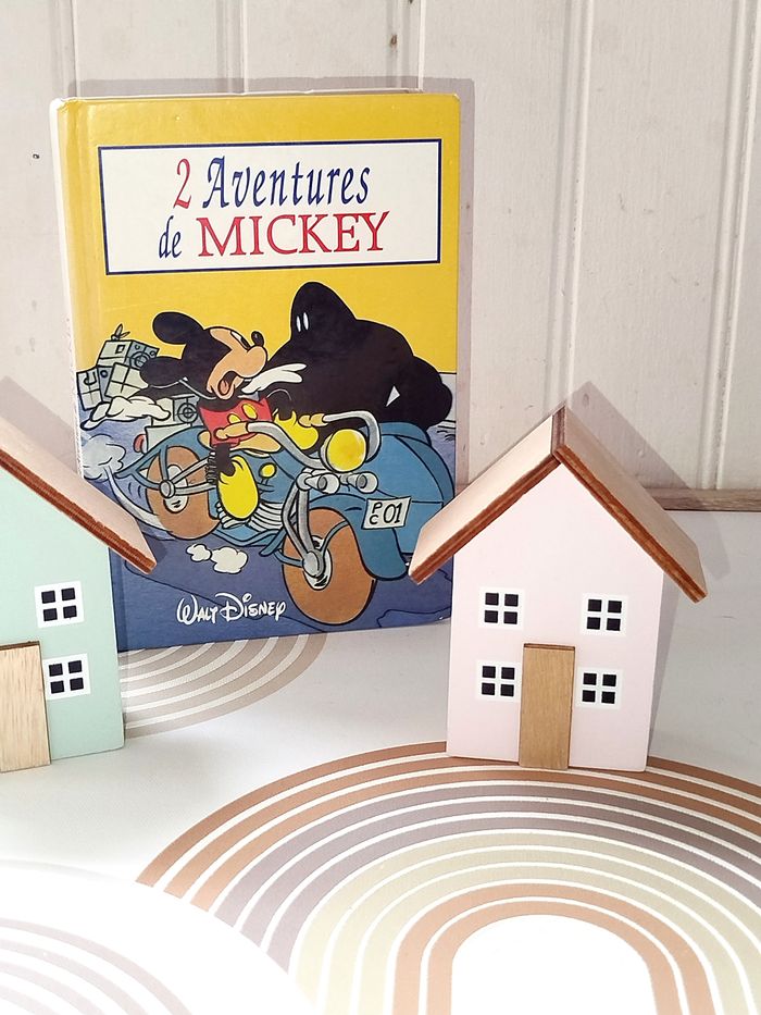 📚  Vintage France Loisirs  2 aventures de Mickey
