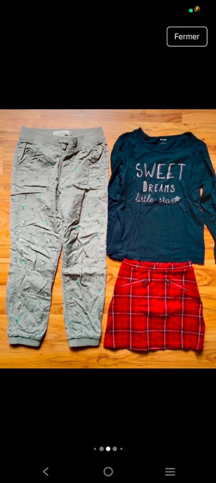 Énorme lot de 25 vêtements articles fille taille 8 ans - photo numéro 4