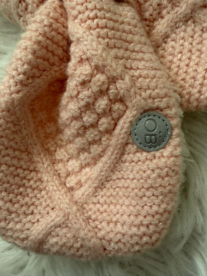 Écharpe pailletée tricot obaibi - photo numéro 3