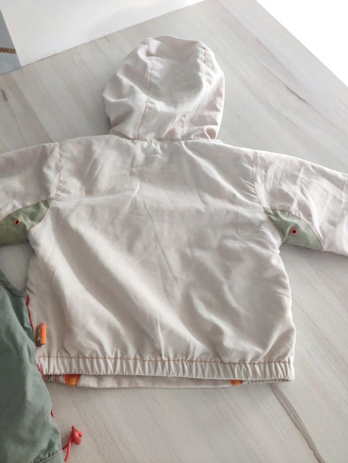 Deux vestes été garçon légères avec capuche 12 mois - photo numéro 7