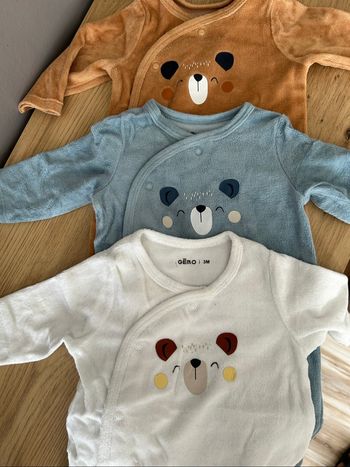 Lot de 3 pyjamas 3 mois
