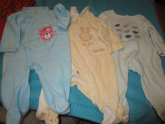 3 babygros 6 mois