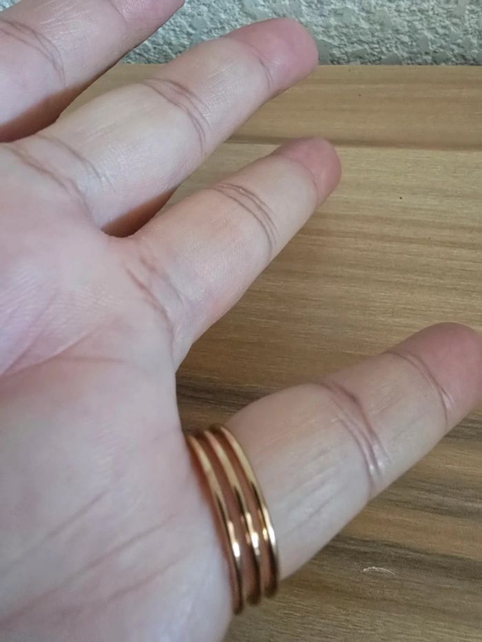 Bague doré neuve - photo numéro 3