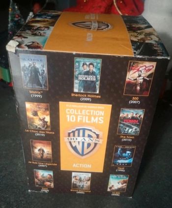 Coffret 90 ans Warner Action 10 films DVD