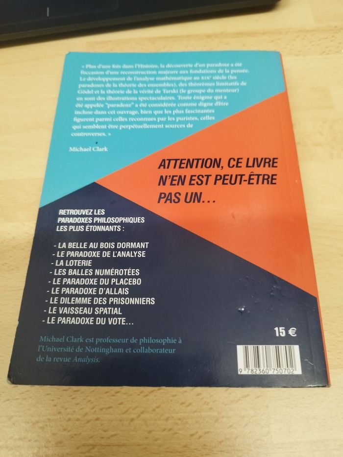 Paradoxes philosophiques et mathématiques 85 défis et casse-tête
Michel Clark - photo numéro 2