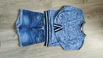 Ensemble teeshirt et short 12 ans