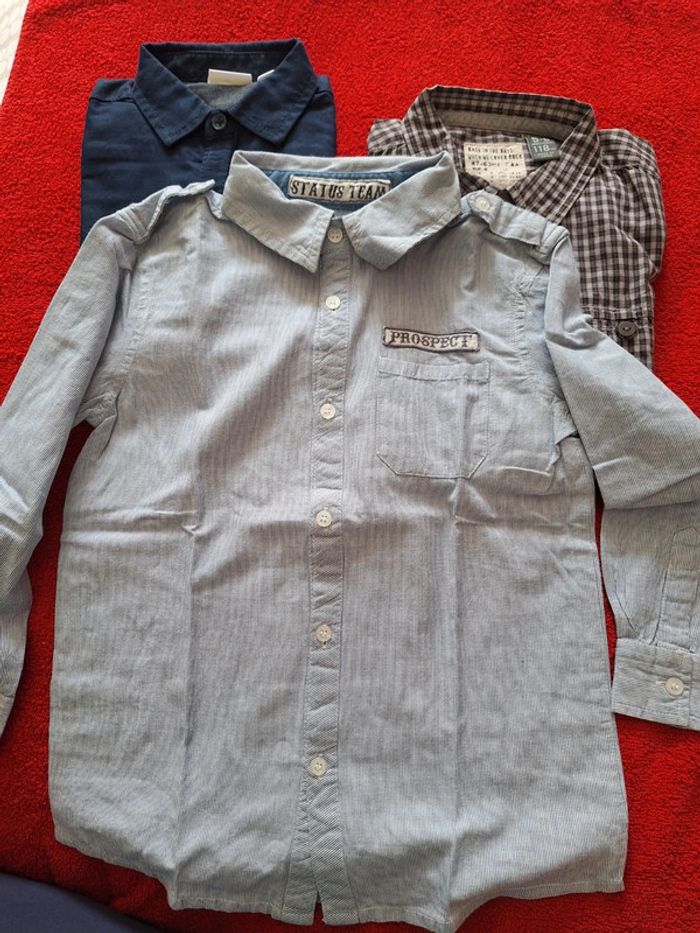 Lot chemises 6ans - photo numéro 3