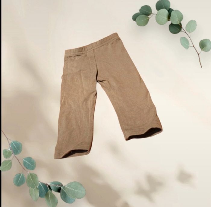 Legging/Pantalon léger bébé fille 3 mois - Marron Chiné