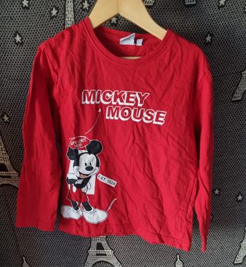 T-shirt manches longues Mickey Mouse 6-7ans