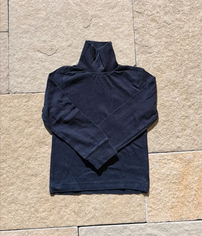 Tee-shirt sous pull col roulé 5 ans nky