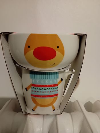 Vend un mugs et son bol