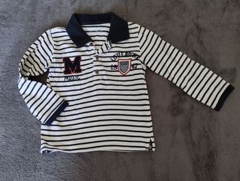 Polo rayures M 24 mois