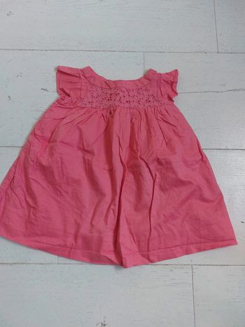 Robe broderie rose Jacadi Taille 6 mois