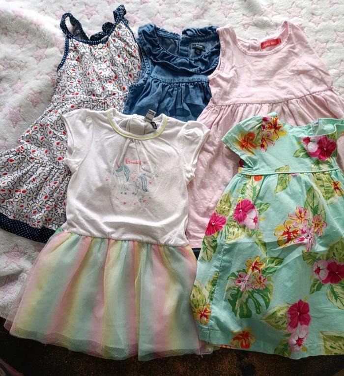 Lot 5 robes 24 mois