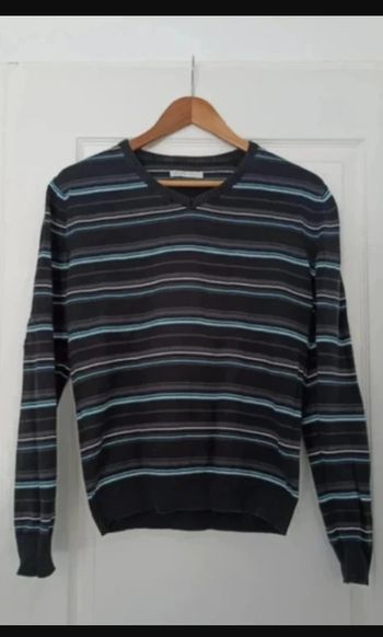 pull rayé col rond taille M Gémo M