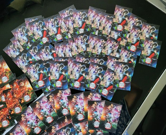 Lot de 117 cartes Demon Slayer etat neuf - photo numéro 20