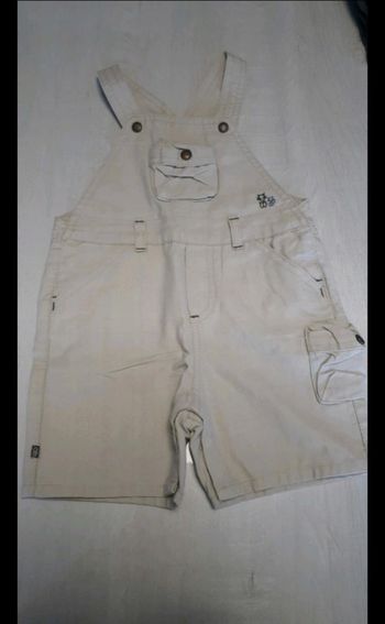 Salopette short Obaïbi 6 mois