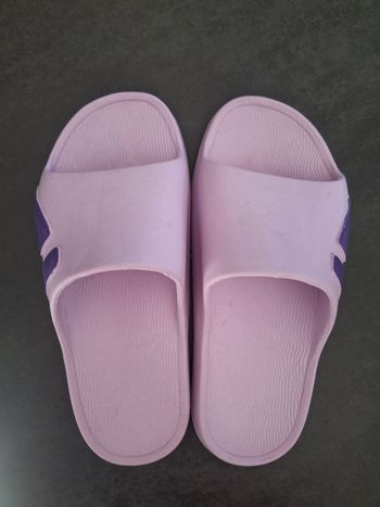 Claquettes mules roses lilas 38