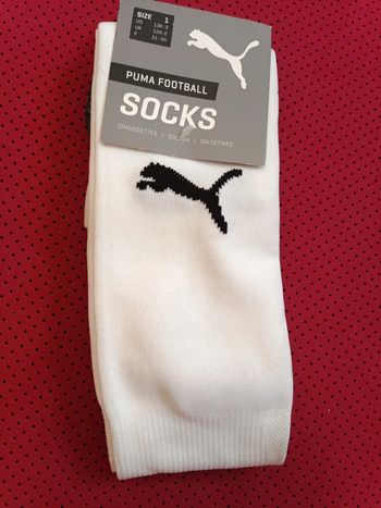 Chaussettes de foot AC Milan, Puma Authentique Officiel taille 31/34, neuf