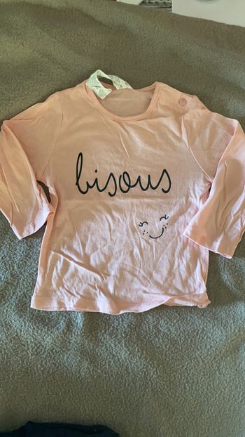 Tee shirt manches longues Kiabi