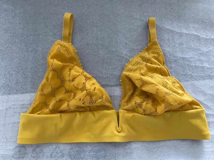 Soutien-gorge jaune Rougegorge