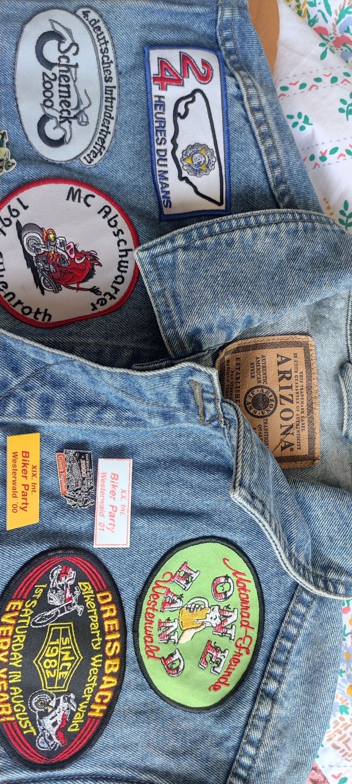 Veste customisée, Arizona Jeans, MC Abschwarter 1996 - photo numéro 8