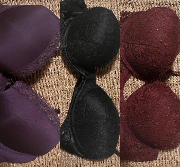 Pyjama bleu + 3 soutifs - photo numéro 7