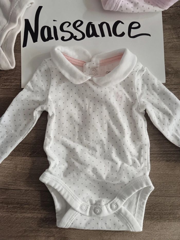 🌞 lot de 3 bodies naissance obaibi Disney - photo numéro 4