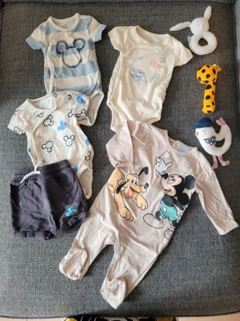 Lot Mickey garçon 6 mois - 5 pièces