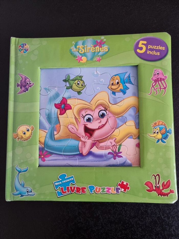 Livre puzzle les sirènes