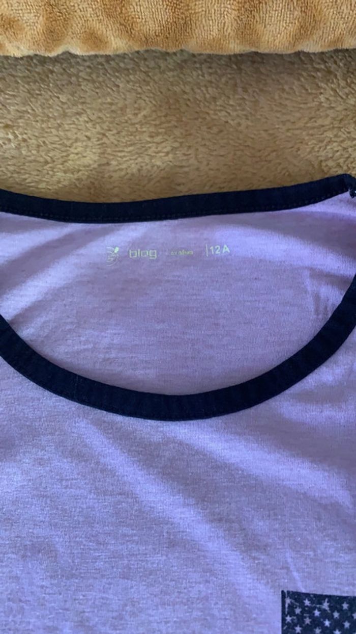 Tee-shirt manches courtes fille 12ans - photo numéro 7