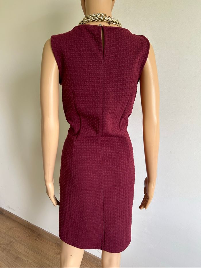 Robe bordeaux sans manches Vila Joy taille L TBE - photo numéro 5