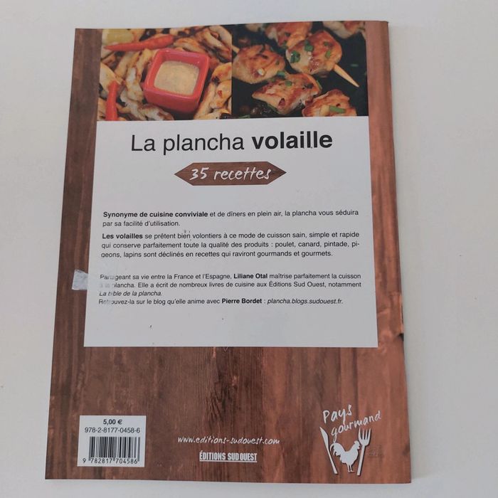 Livre - Plancha Volaille - photo numéro 2