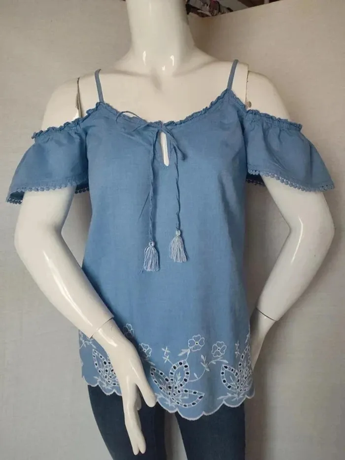 Top bleu
