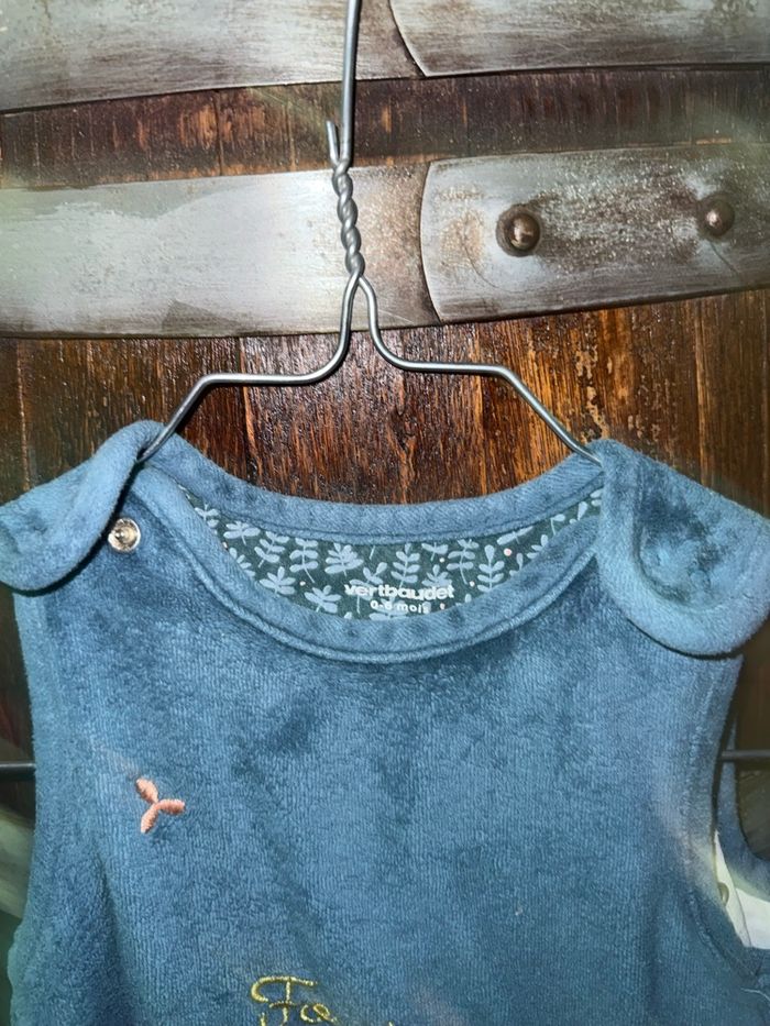 Gigoteuse bleu vert verbaudet 0-6 mois - photo numéro 2