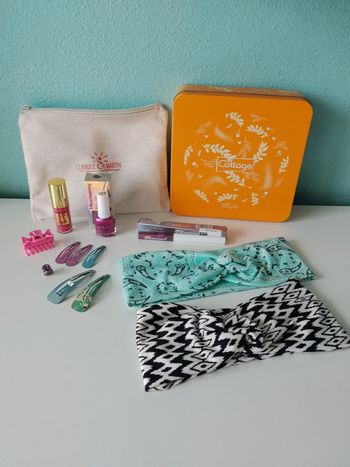 Coffret produit cosmétique cottage 