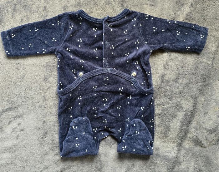 Lot de pyjama bébé en velours - photo numéro 3