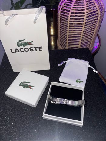 Bracelet Lacoste homme – acier inoxydable