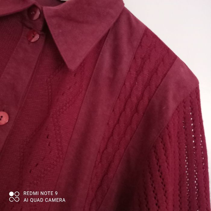 Gilet pull veste bordeaux t42 Daxon - photo numéro 5