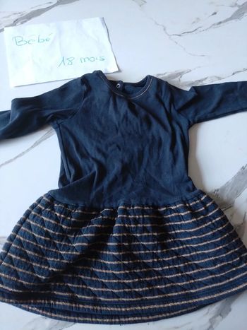 Robe marine mi saison petit bateau 18 mois