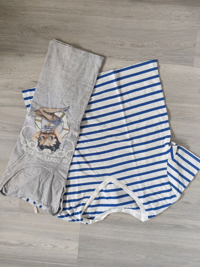 Lot tee shirt marinière et Betty Boop Cache cache , Le temps des cerises Taille M