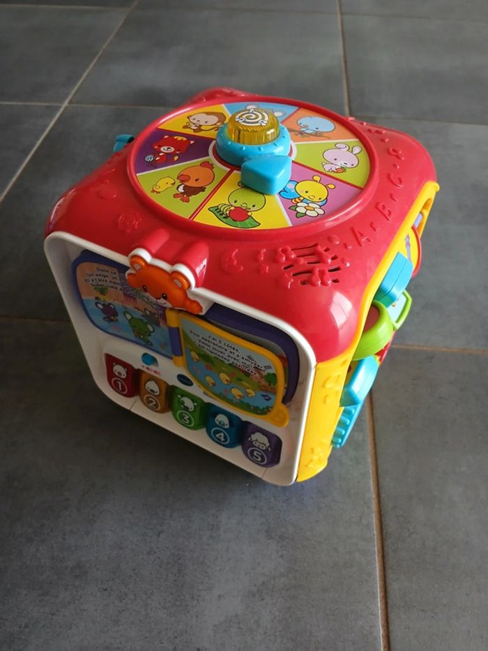 Super cube des découvertes, jeu éveil bébé, jeu électronique- Vtech - photo numéro 2